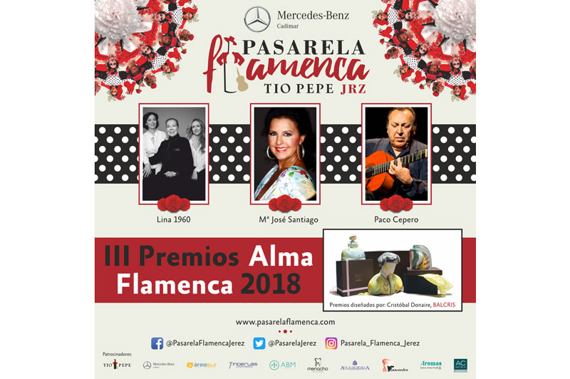 La Pasarela Flamenca Jerez – Tío Pepe anuncia sus premios Alma Flamenca