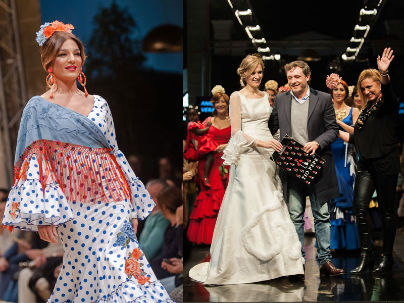 Raquel Bollo y Noelia Margotón, los rostros conocidos de la Pasarela Flamenca Jerez – Tío Pepe 2018