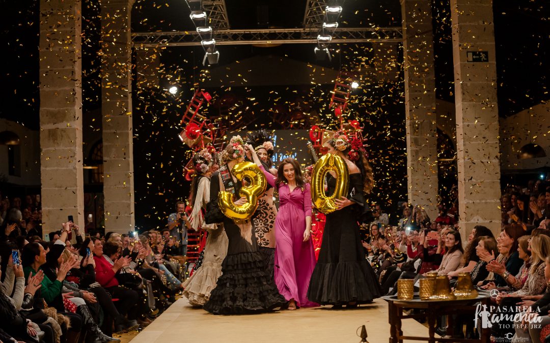 ESPECTÁCULO DE MODA FLAMENCA EN LA JORNADA FINAL DE LA PASARELA FLAMENCA JEREZ TÍO PEPE